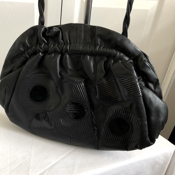 Vintage Leather Patchwork Handbag - Picture 2 of 6